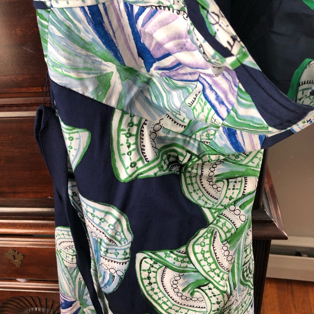 Moulinette Soeurs Navy and Green Garment